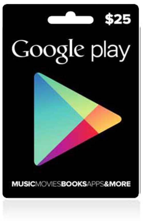 $25 Google Play Store Card