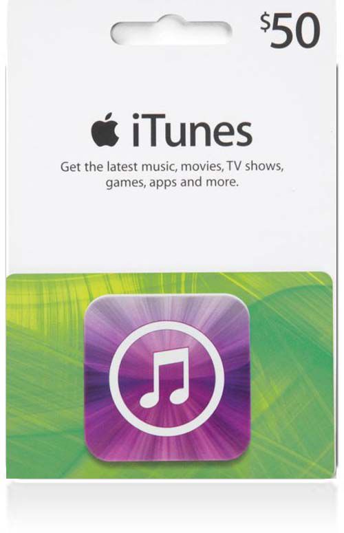 $50 iTunes Gift Card (Canada)