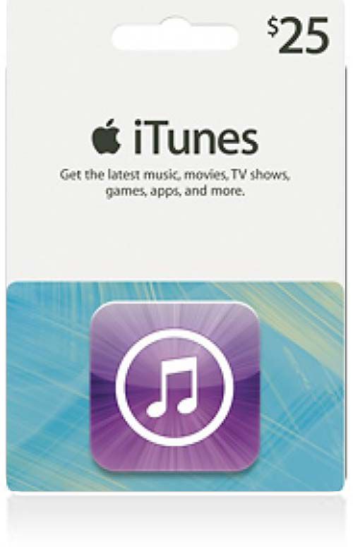$25 iTunes Gift Card (US)