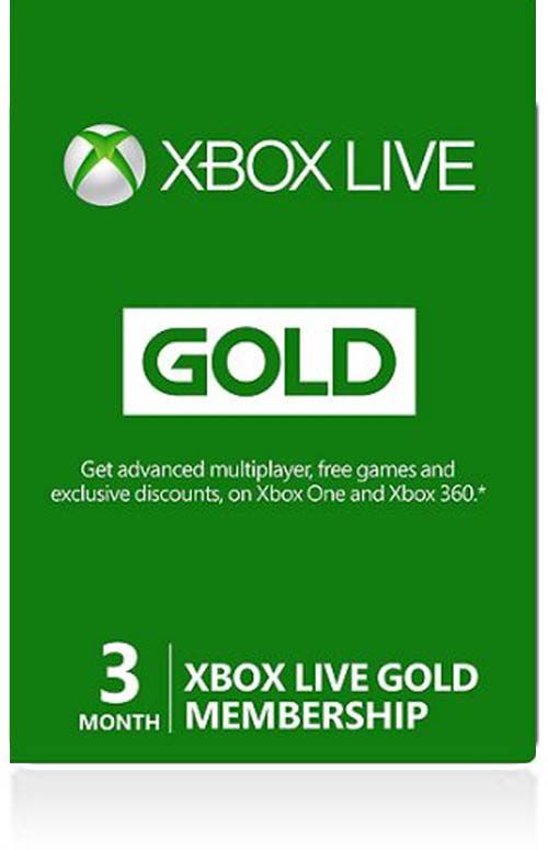 Xbox Live Gold 3-months Membership (US)