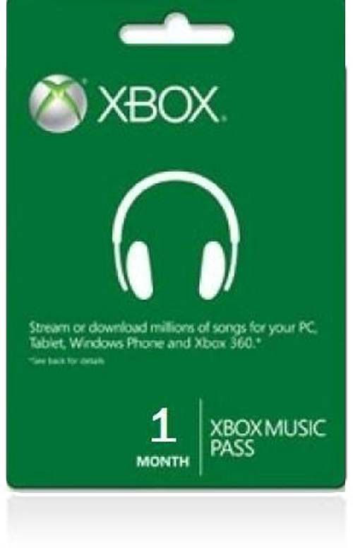 Xbox Music Pass 1mth